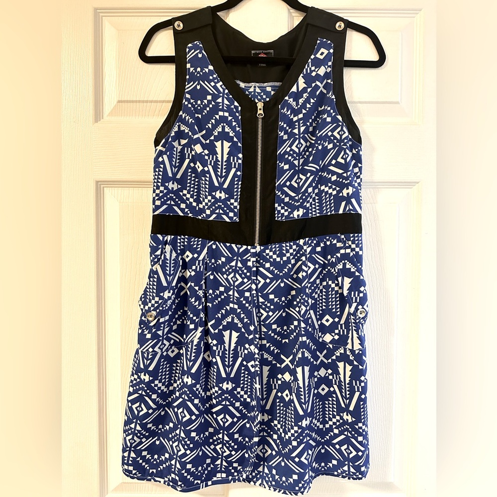 Lee Cooper Reg Denim Outfitter Women Casual Pattern Dress with pockets
